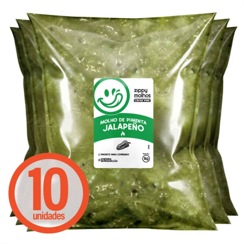 CAIXA MOLHO PIMENTA JALAPEÑO - 10 KG