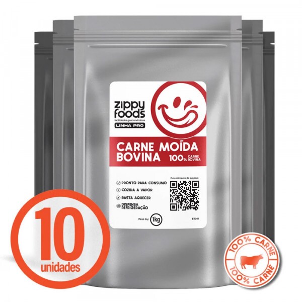 CAIXA RECHEIO CARNE MOÍDA BOVINA - 10 KG