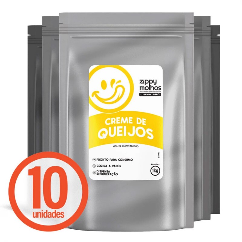 CAIXA RECHEIO CREME DE QUEIJOS - 10KG