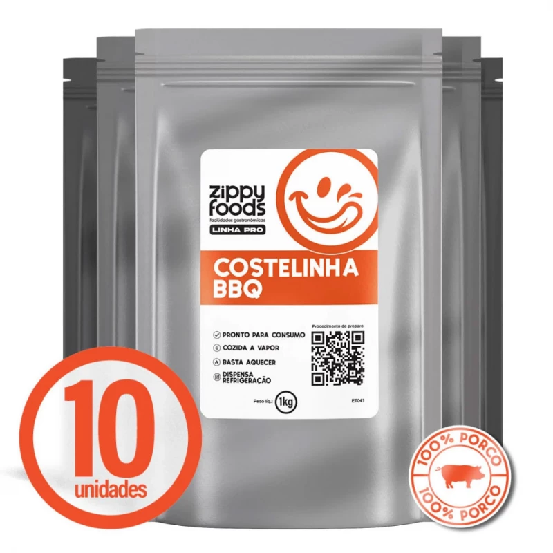 CAIXA RECHEIO COSTELINHA BBQ - 10 KG