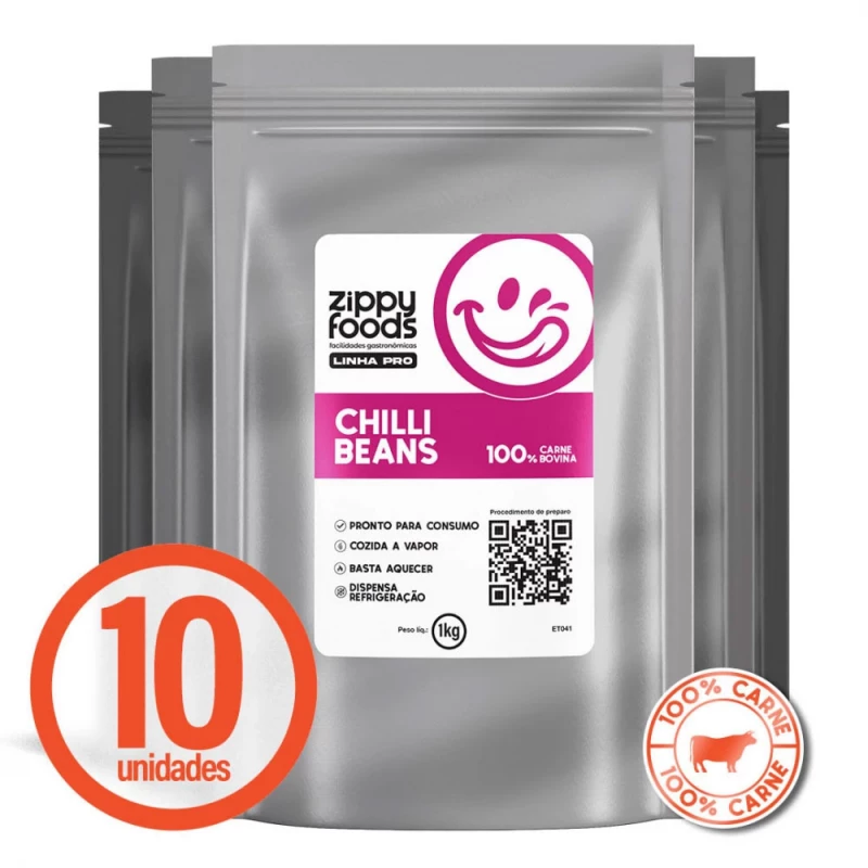 CAIXA RECHEIO CHILLI BEANS - 10 KG